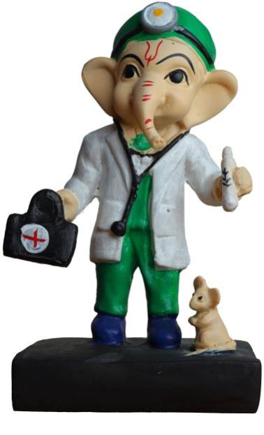 Resin Doctor Ganesha Statue