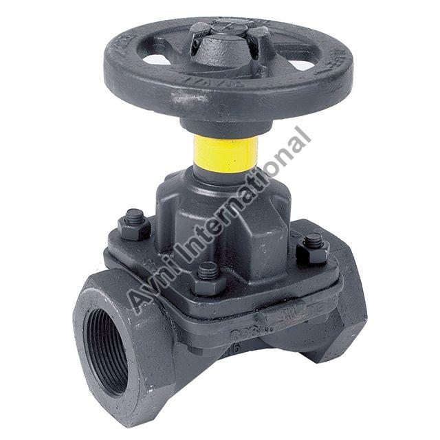 Black Stainless Steel Polished Diaphragm Valve, for Industrial