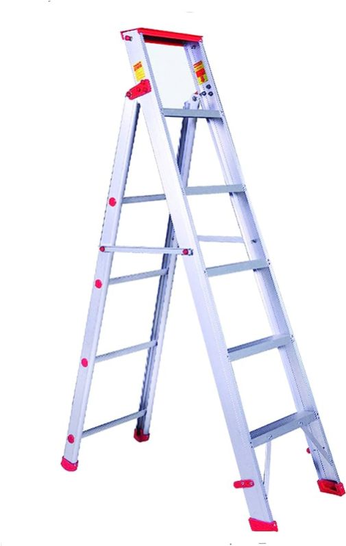 Grey Polished Aluminium Ladder, for Construction, Industrial