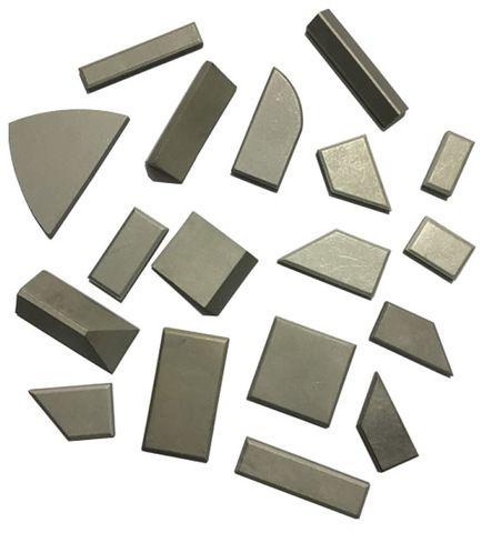 Grey Polished Carbide Tips, for Industrial, Size : Standard