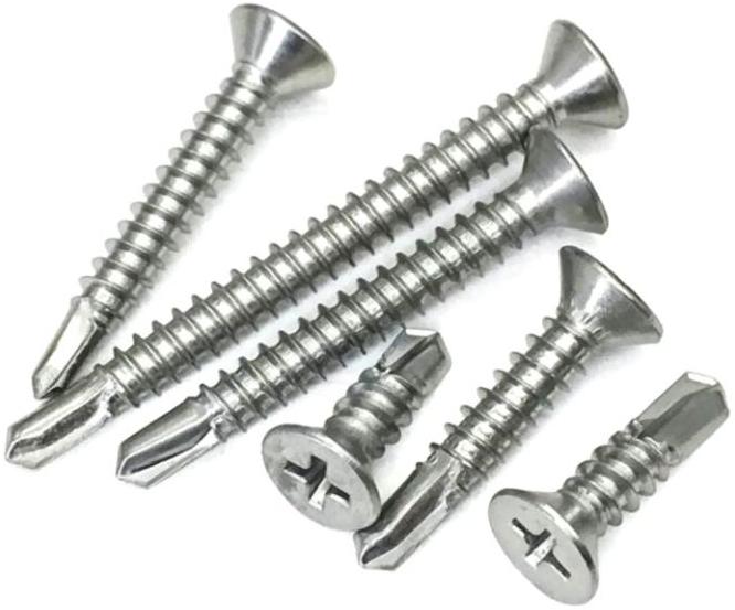 Grey Round Metal Screws, For Hardware Fitting, Thread Type : Full Threaded