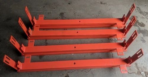 Red Self Alignment Return Roller Idler Frame, for Moving Goods, Feature : Excellent Quality