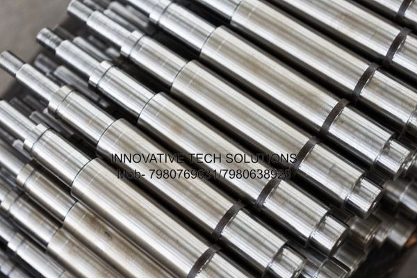 Silver Fully Automatic Hydraulic Machine Shaft