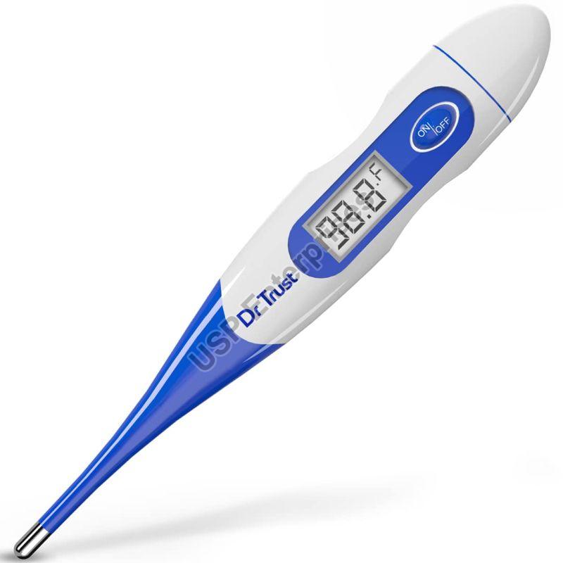 Analog Battery Plastic Digital Thermometer, Color : White