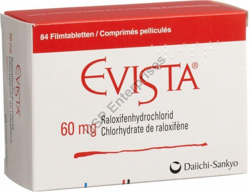 White Evista Tablets