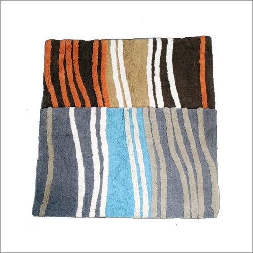 Striped Cotton Floor Mats