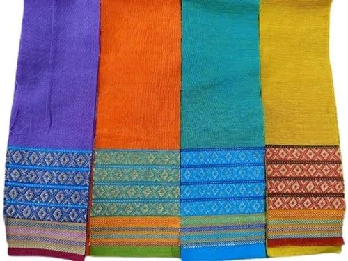 Mangalgiri Cotton Fabric, for Textile Industry, Technics : Machine Made