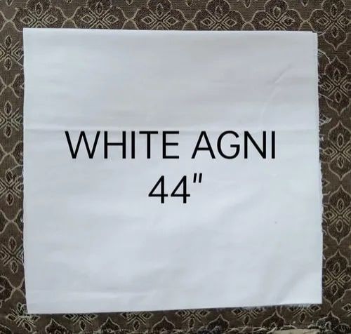 White Agni Poplin Fabric