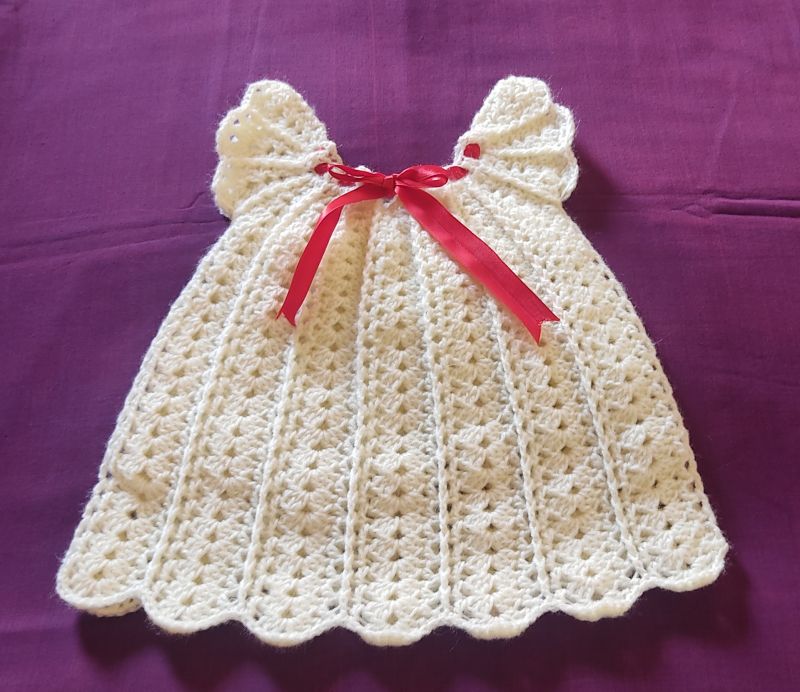 Crochet Baby Dress, for Warehouse