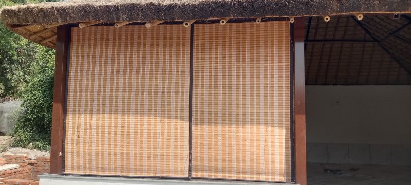 Roller Bamboo Window Blinds, Technics : Handloom, Machine Made