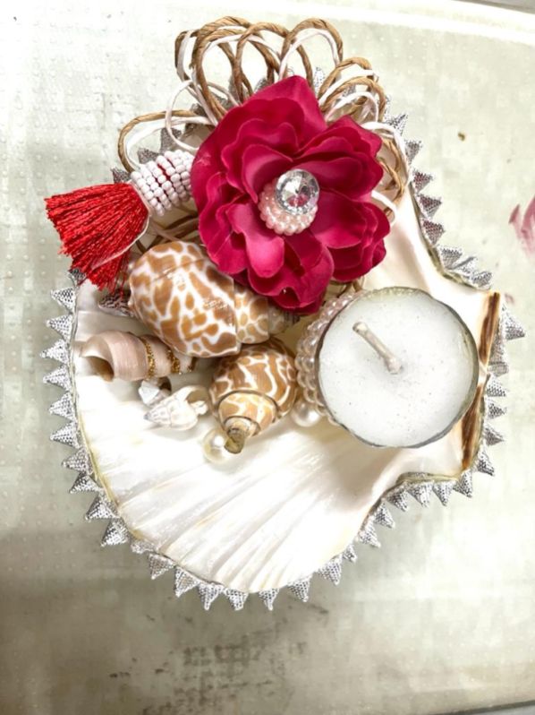 Fancy Shell Shape T Light Candle Holder