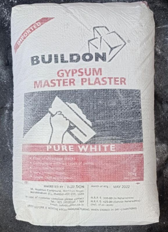 White Buildon Imported Gypsum, for Commercial, Industrial