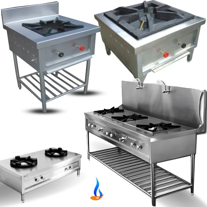 Polished Stainless Steel Commercial Kitchen Equipment