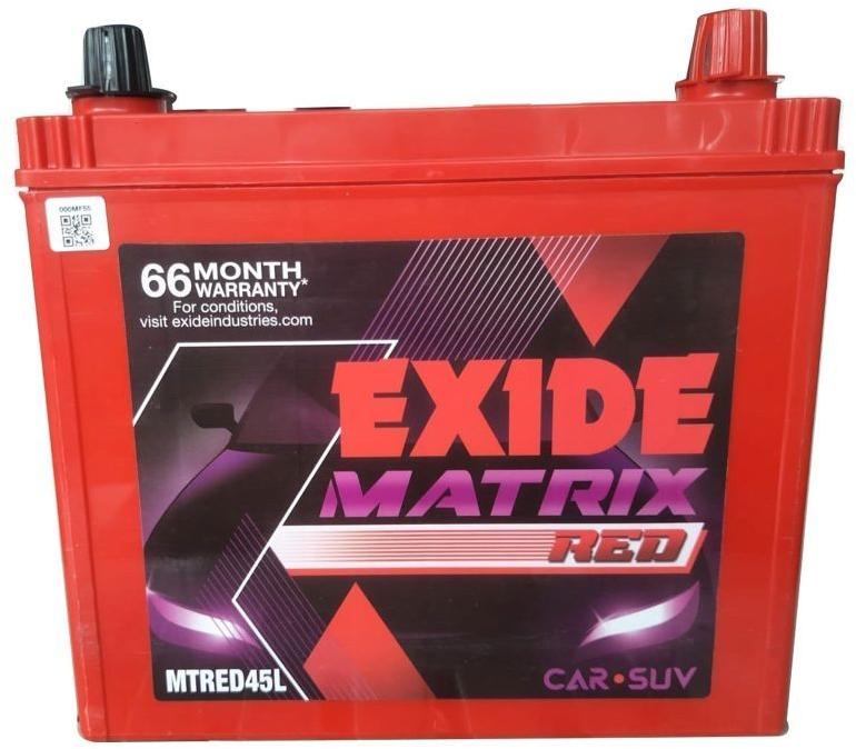 Exide Matrix 45L Car Battery, Feature : Long Life