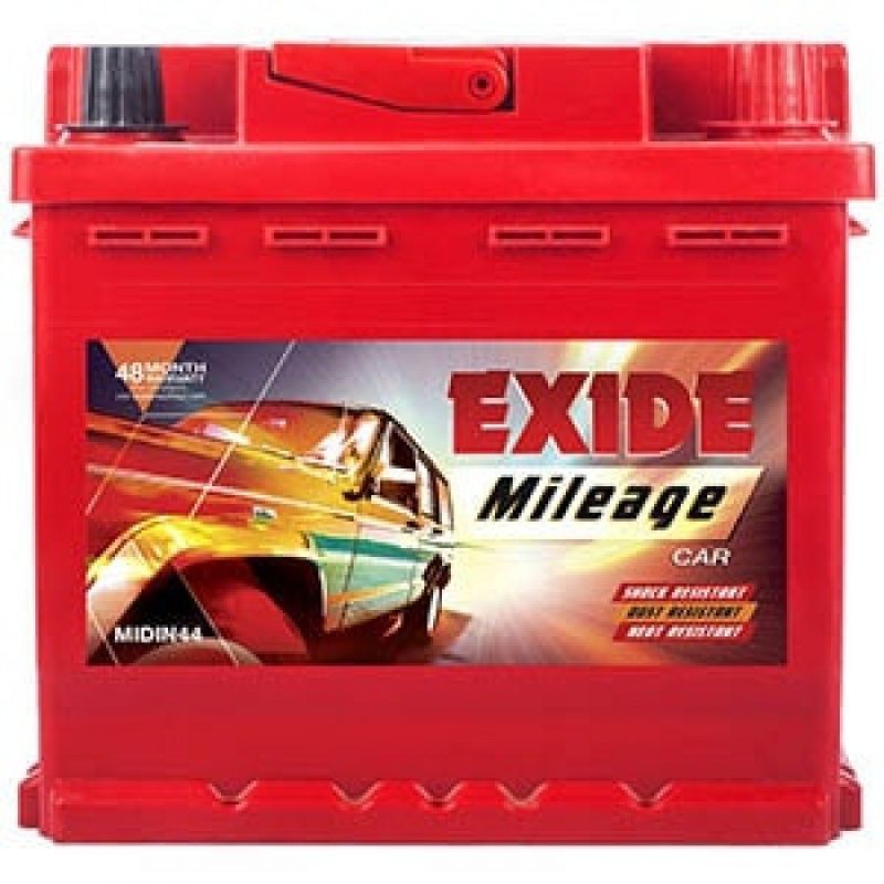 Exide Mileage DIN44 Car Battery, Feature : Long Life, Stable Performance