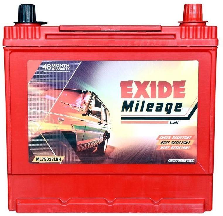 Exide ML 75D23L Car Battery, Feature : Long Life