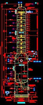 General arrangement and detail fabrication drawing services for process column