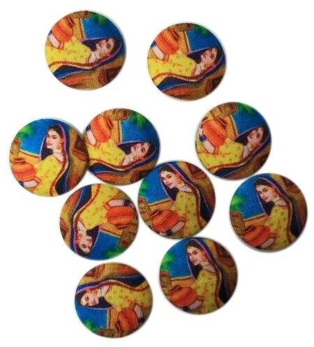 Tripti Products Printed Garment Buttons, Packaging Type : Box