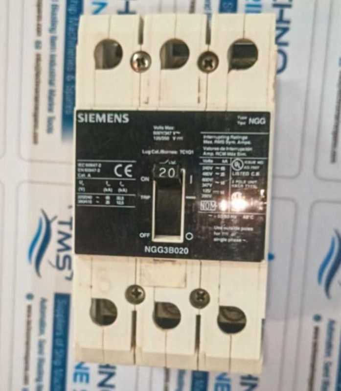 Grey Electric Siemens NGG 3B 020 Circuit Breaker