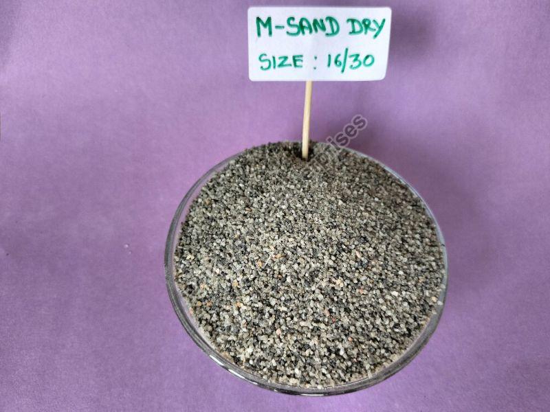 Grey Powder 16/30 Mesh Dry M Sand, For Tiles Adhesive Industry, Packaging Type : Bag