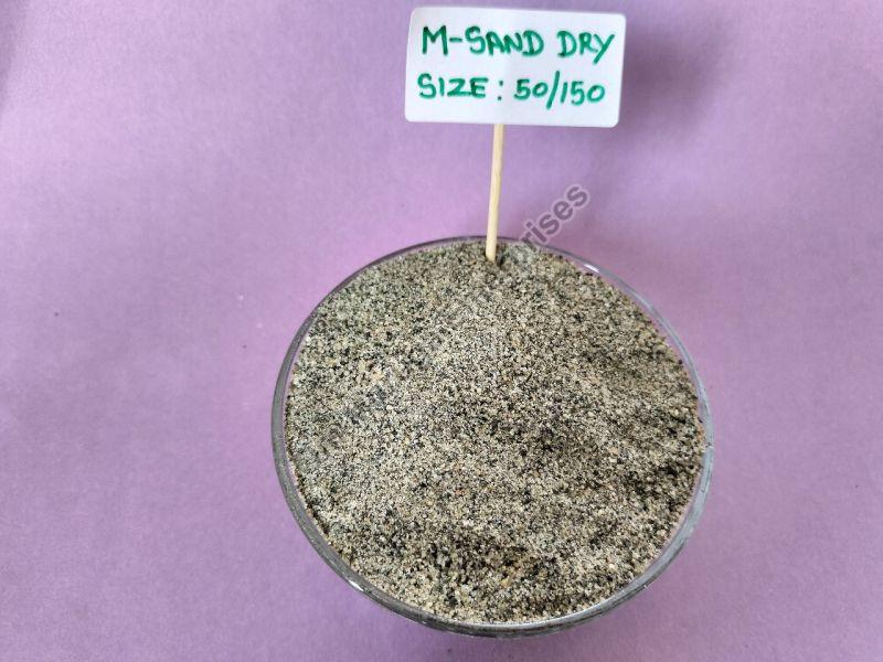 Grey Powder 50/150 Mesh Dry M Sand, for Tiles adhesive industry, Packaging Type : open truck