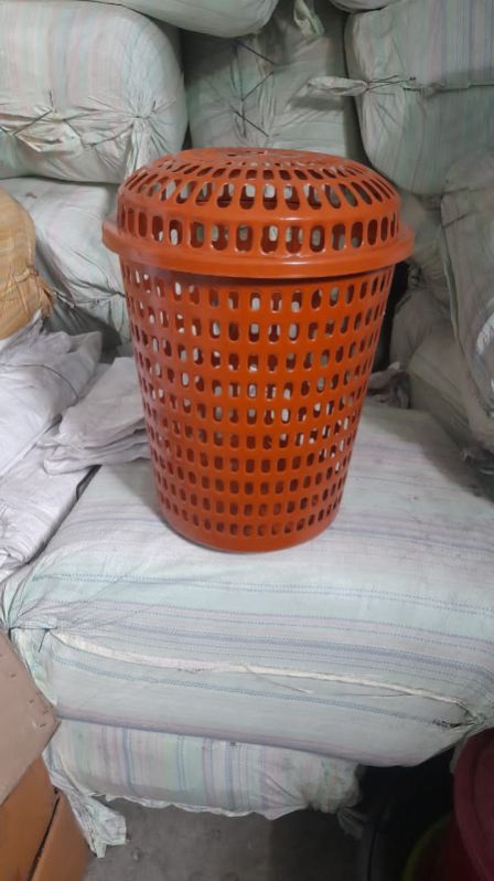 plastic laundry basket