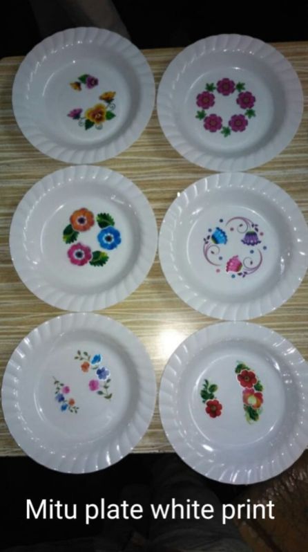 PP material round plastic plates