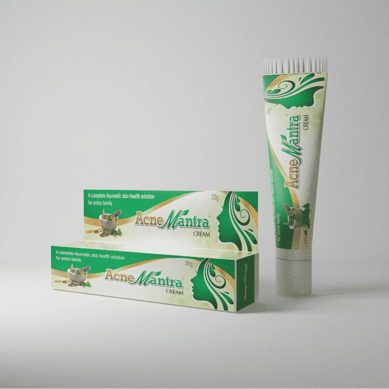 White Acne Mantra Face Cream, for Home, Parlour, Packaging Type : Plastic Tube