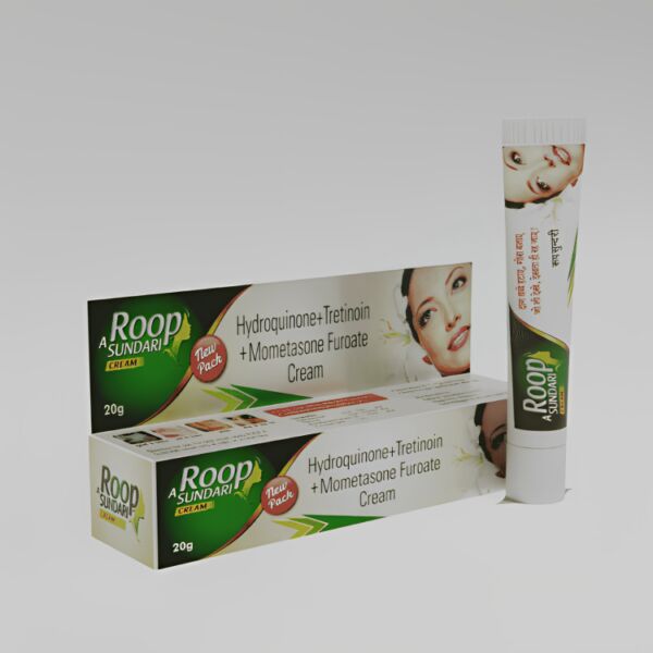 White Roop A Sundari Face Cream, for Home, Parlour, Packaging Type : Plastic Tube