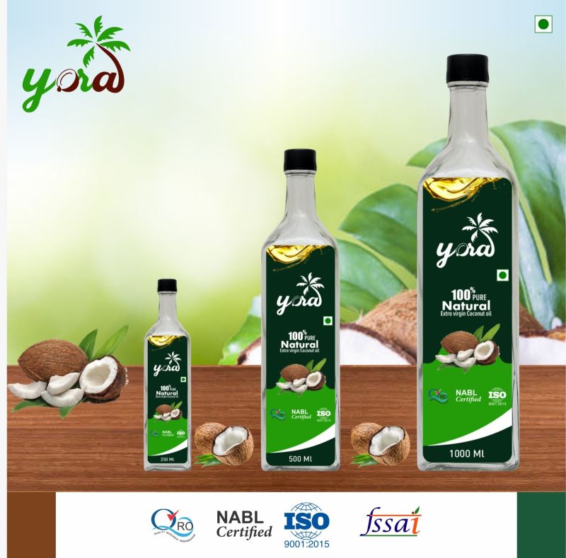 Transparent Yora Liquid Virgin Coconut Oil, For Cooking, Hair Care ...