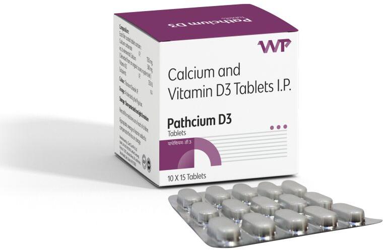 Pathcium D3 Tablet, for Hospital, Clinical Personal, Packaging Type : Blister