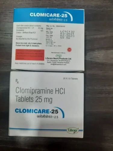 Clomipramine Hydrochloride Tablets, Packaging Type : Blister