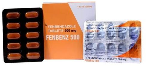 Fenbenz Fenbendazole 500mg Tablets, Packaging Type : Blister