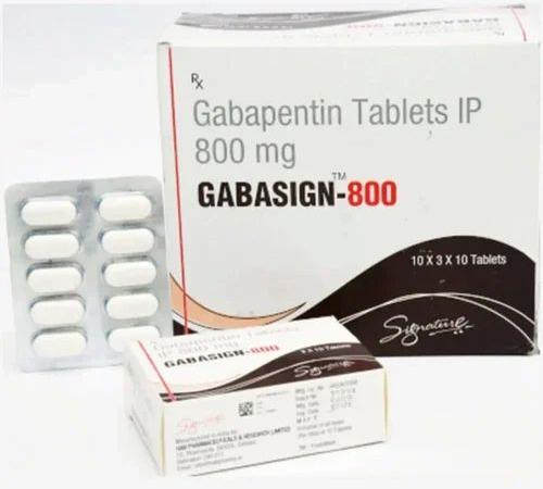 Gabasign Gabapentin 800mg Tablets, Medicine Type : Allopathic