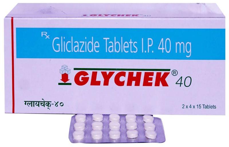 Gliclazide 40mg Tablets, Packaging Type : Blister