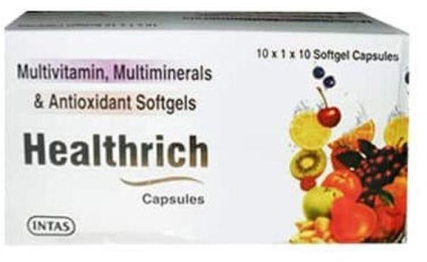 Healrich Capsules, Packaging Size : 10X1X10 Pack