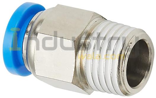 Pneumatic Push in Male PU Connector