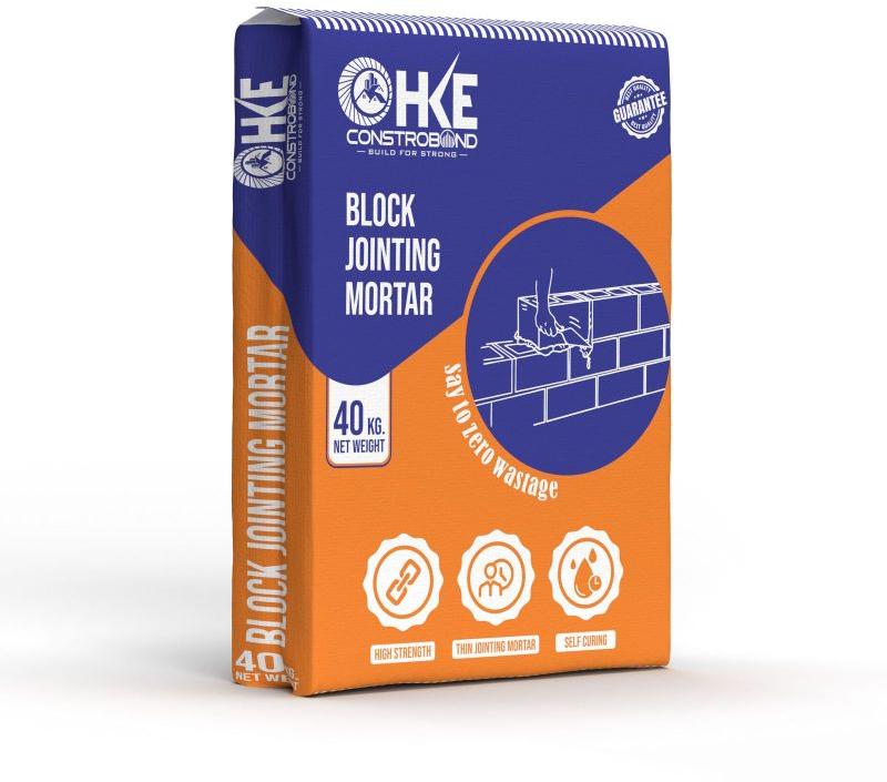 HKE Constrobond Block Jointing Mortar, Packaging Type : Bopp Plastic Bags