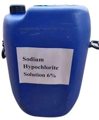 Liquid Sodium Hypochlorite 6% Solution, For Industrial