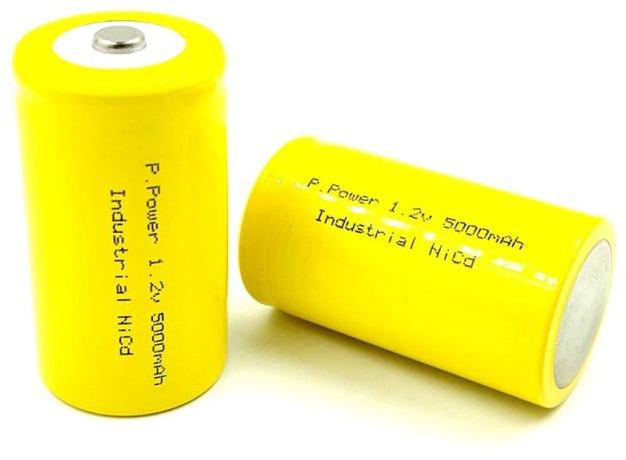 5000mah 1.2V D Cell NiCd Rechargeable Battery