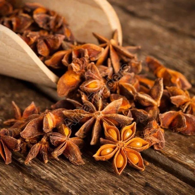Brown Star Anise Seeds, for Cooking, Style : Dried