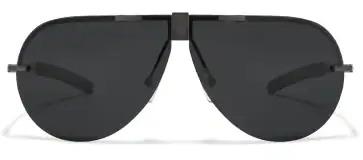 Black Oval Plain Fellis Aviator Sunglasses, Packaging Type : Plastic Box