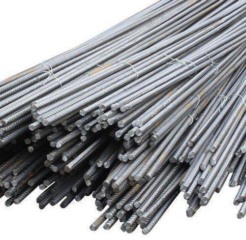 Grey Round 8mm TMT Steel Bars, for Construction