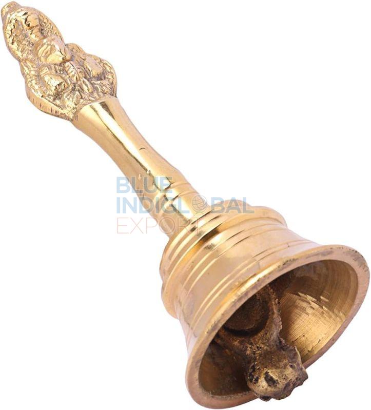 Non Polished Brass Pooja Ghanti, for Home Use, Temple Use, Feature : Easy Maintenance, Elegant Look