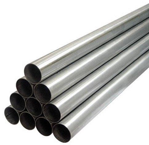 304 Stainless Steel Round Pipe, for Industrial Use, Water Treatment Plant, Color : Silver