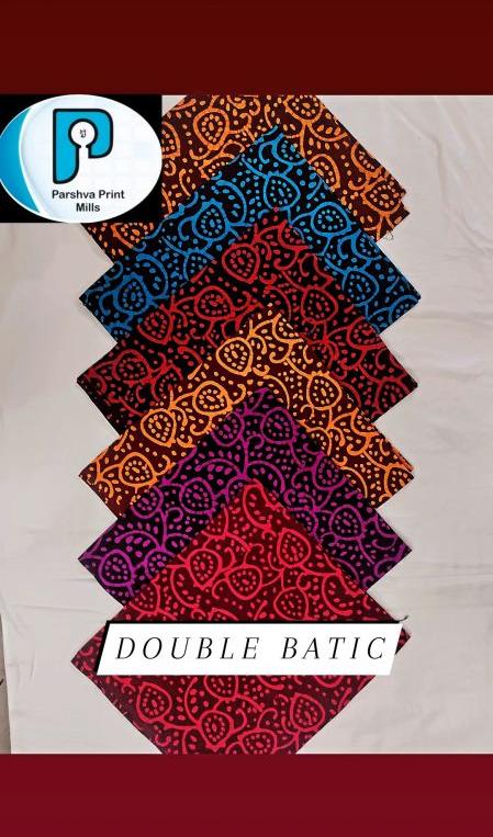 Multicolor Cotton Double Batik Nighty Fabric, for Textile, Feature : Anti-Wrinkle