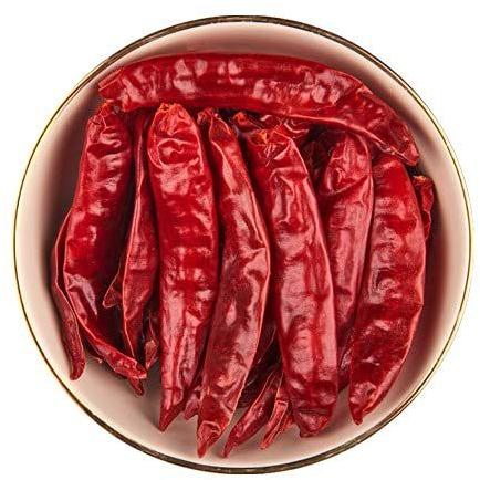 Natural Dried Red Chilli, for Spices, Cooking, Certification : FSSAI Certified