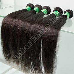 Black Virgin Remy Straight Hair, for Parlour, Personal, Gender : Female