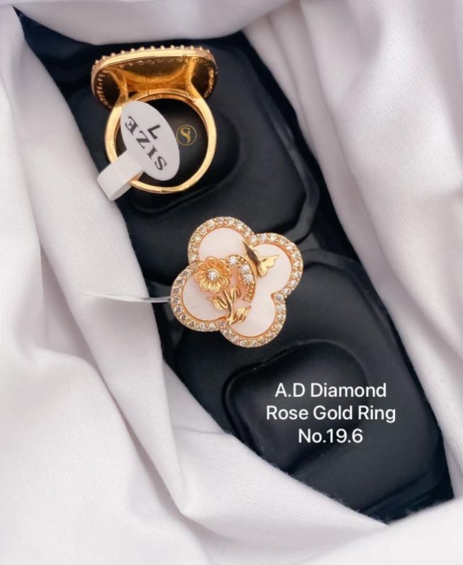 American diamond gold ring on sale price