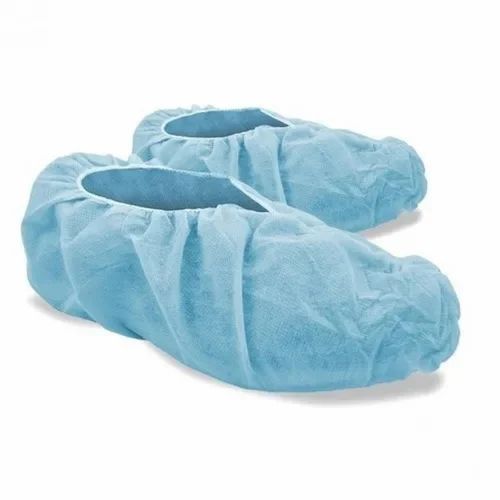 Blue Non Woven Disposable Shoe Cover, for Clinical, Hospital, Laboratory, Size : Standard